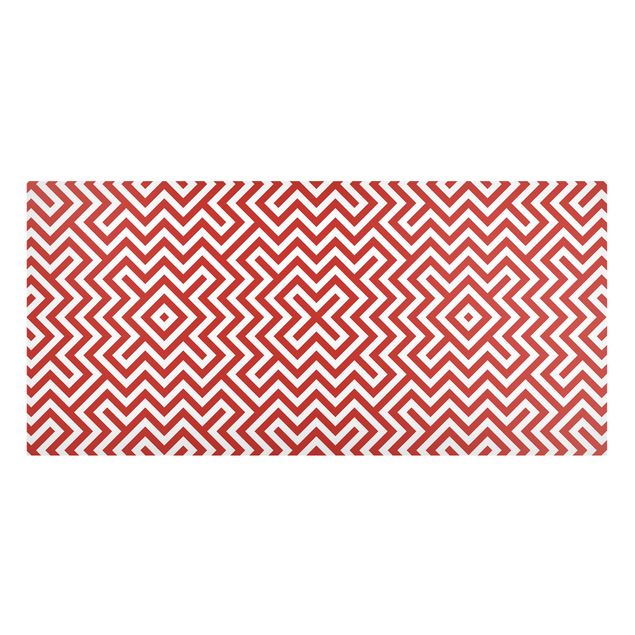 Billeder mønstre Red Geometric Stripe Pattern