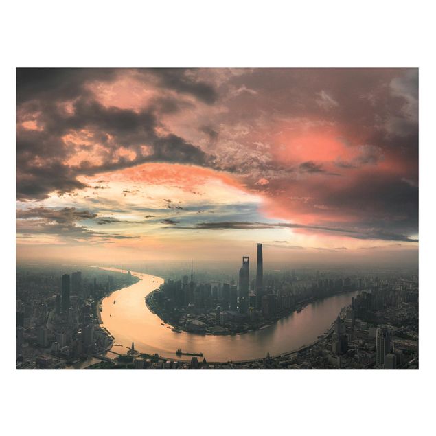 Billeder arkitektur og skyline Shanghai Morning