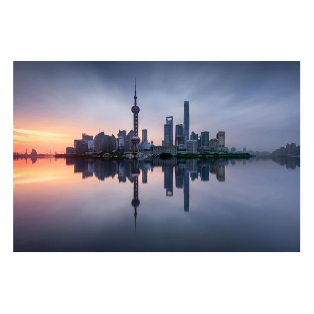Billeder arkitektur og skyline Shanghai Skyline Morning Mood
