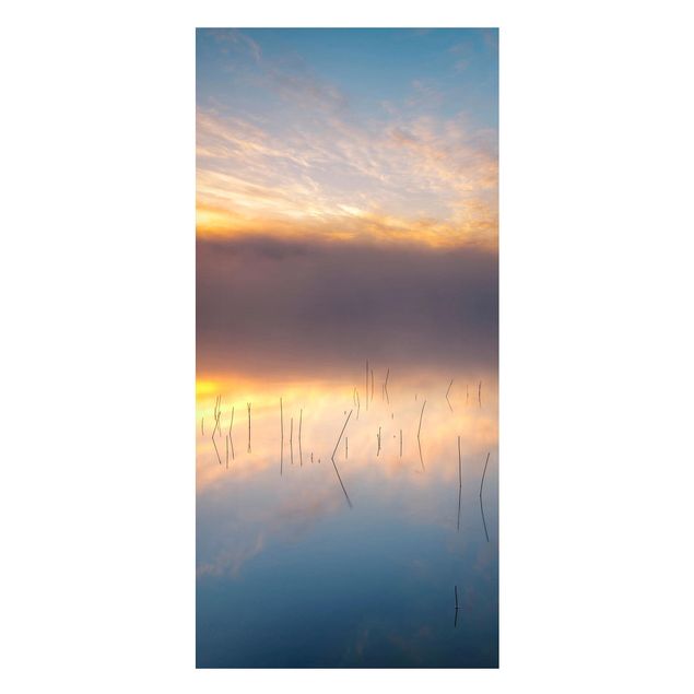 Billeder landskaber Sunrise Swedish Lake