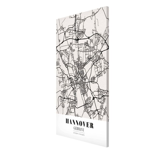 Magnettavler ordsprog Hannover City Map - Classic