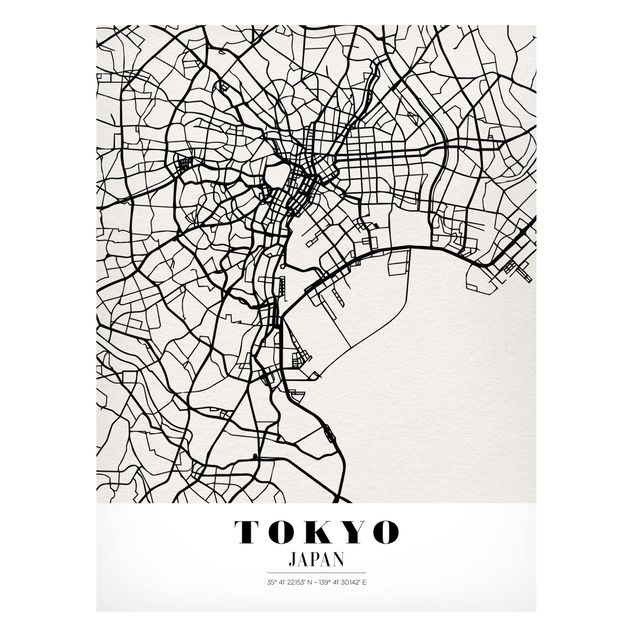 Billeder Tokyo Tokyo City Map - Classic