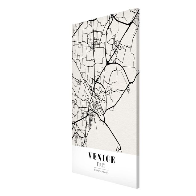 Magnettavler ordsprog Venice City Map - Classic