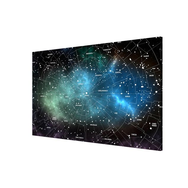 Billeder verdenskort Stellar Constellation Map Galactic Nebula