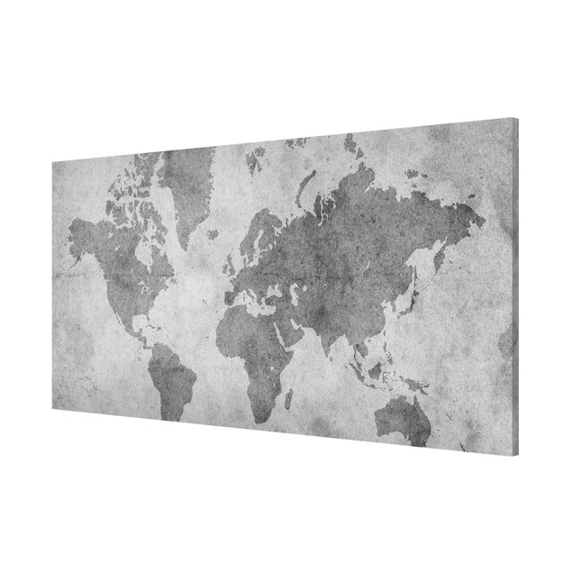 Magnettavler verdenskort Vintage World Map II