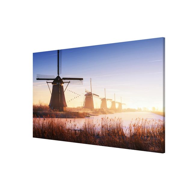 Billeder moderne Windmills Of Kinderdijk