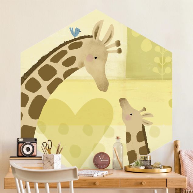 Børneværelse deco Mum And I - Giraffes