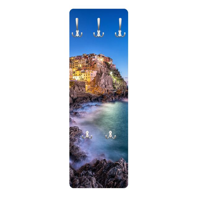 Knagerækker blå Manarola Cinque Terre
