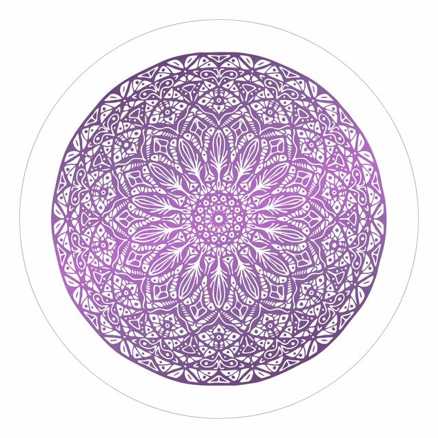 Fototapet spirituelt Mandala Ornament In Purple