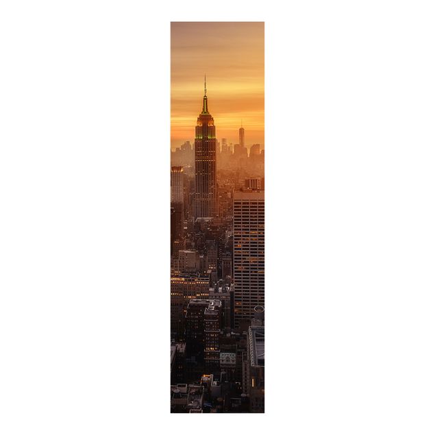 Panelgardiner arkitektur og skyline Manhattan Skyline Evening