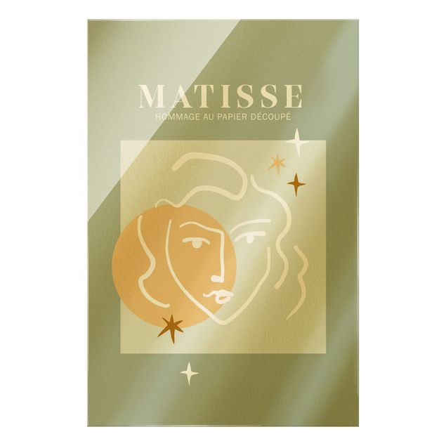 Billeder Matisse Interpretation - Face And Stars