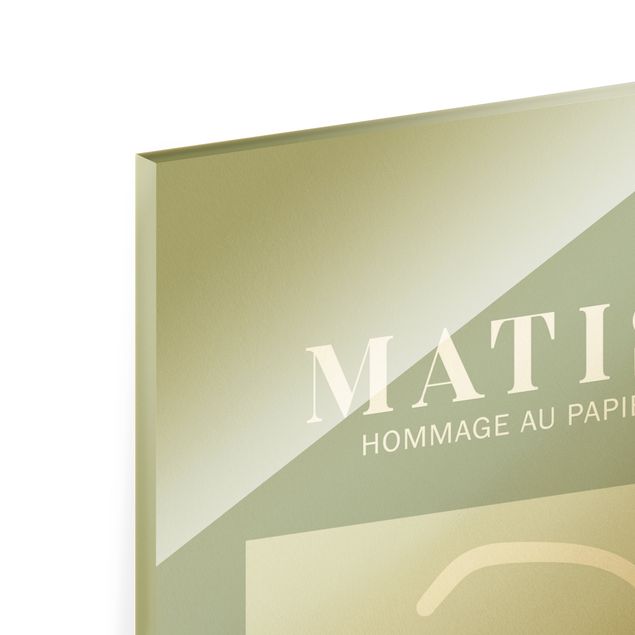 Glas magnettavla Matisse Interpretation - Face And Stars