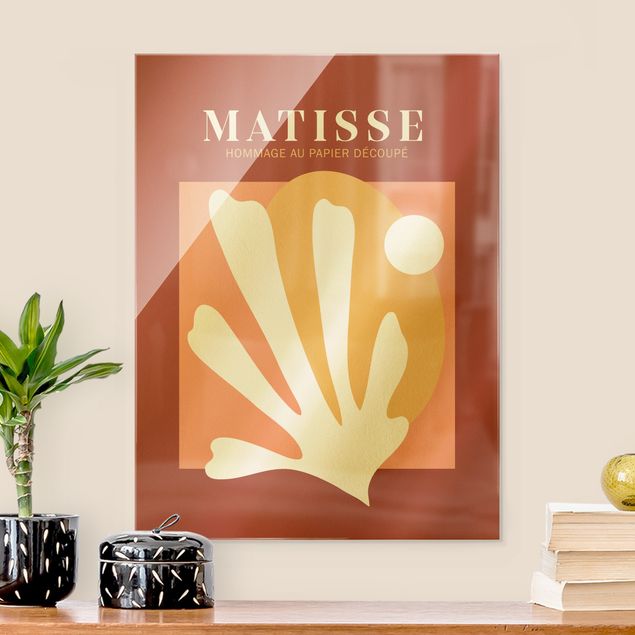 Billeder abstrakt Matisse Interpretation - Combination Red