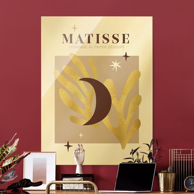 Billeder abstrakt Matisse Interpretation - Moon And Stars