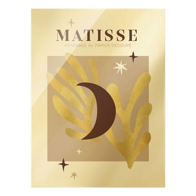 Glas magnettavla Matisse Interpretation - Moon And Stars