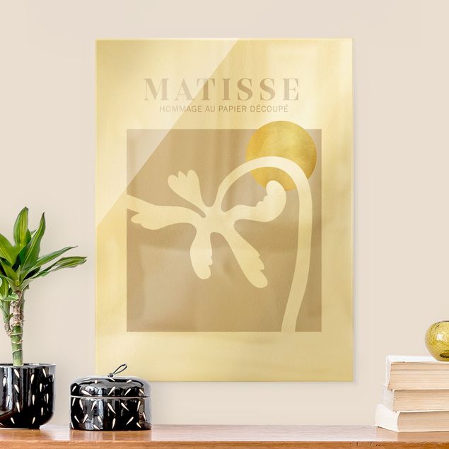 Billeder abstrakt Matisse Interpretation - Palm Tree And Sun