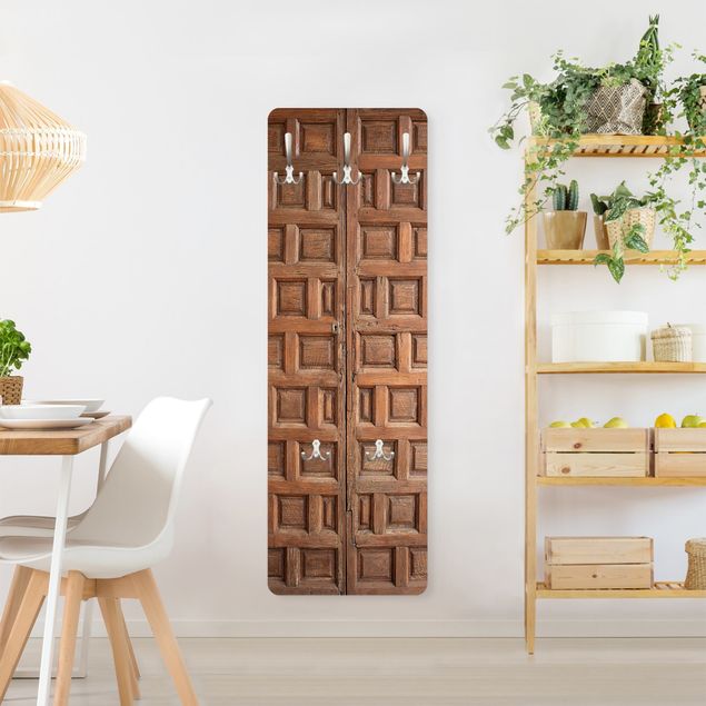 Knagerækker Mediterranean Wooden Door From Granada
