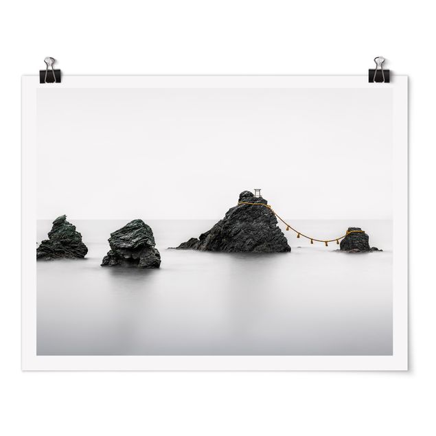 Plakater arkitektur og skyline Meoto Iwa -  The Married Couple Rocks