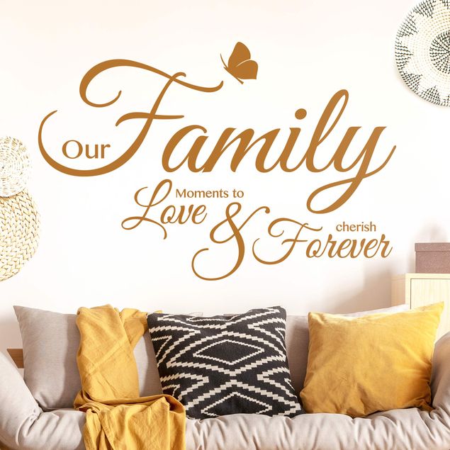 Wallstickers ordsprog Moments to Love