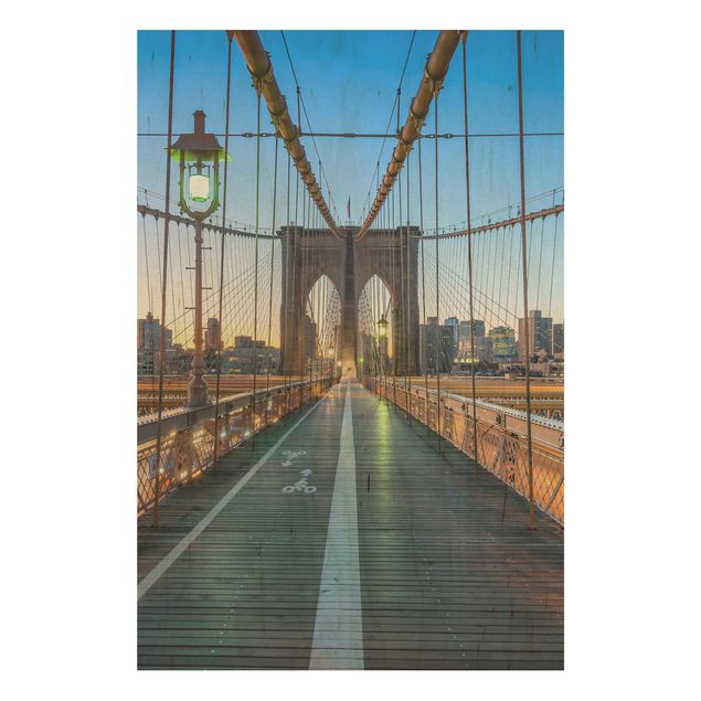 Billeder Dawn On The Brooklyn Bridge