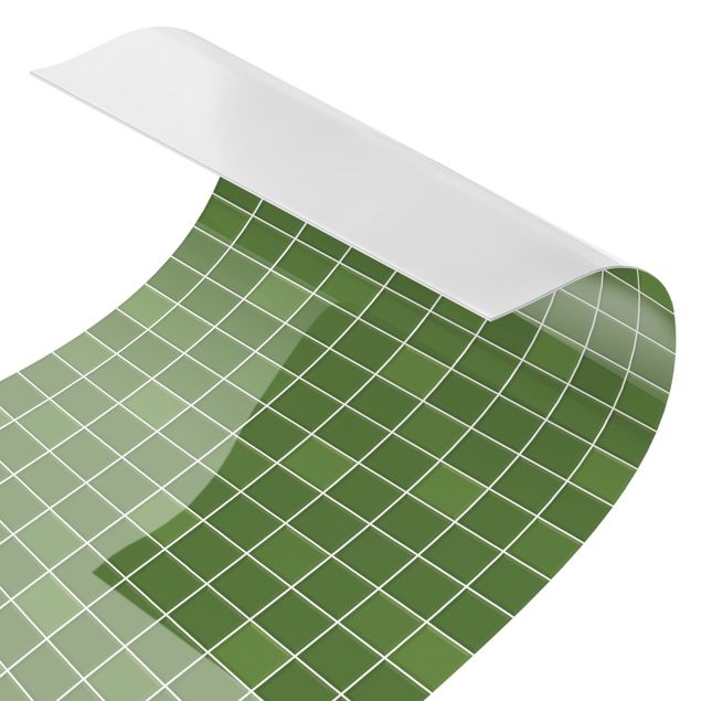 Selvklæbende folier Mosaic Tiles - Green