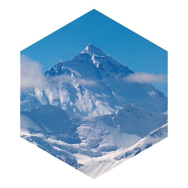 Sekskantede Tapeter Mount Everest