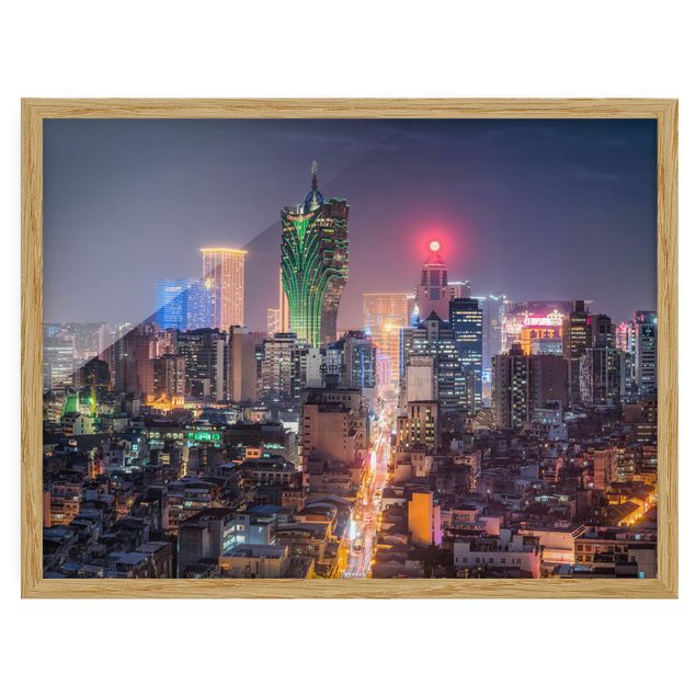 Billeder moderne Illuminated Night In Macao