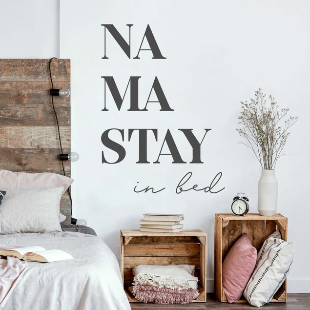 Wallstickers Namastay In Bed