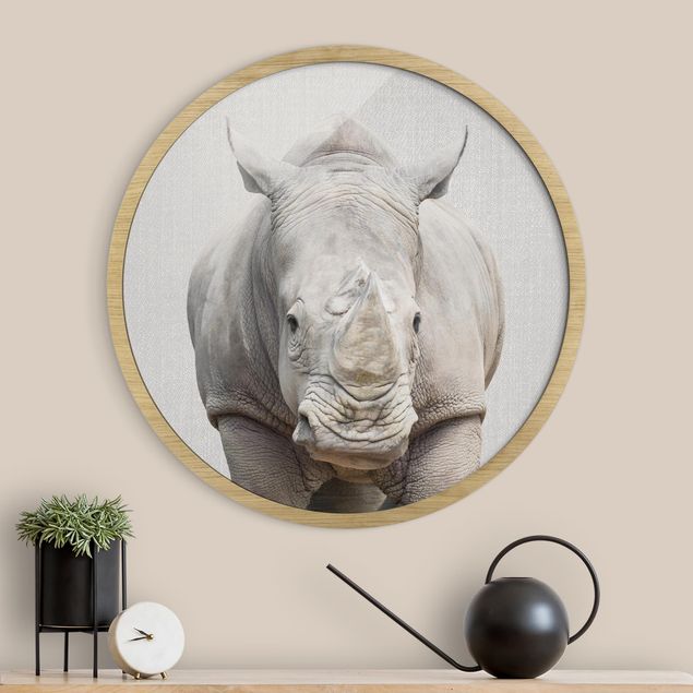 Rund billeder Rhinoceros Nora