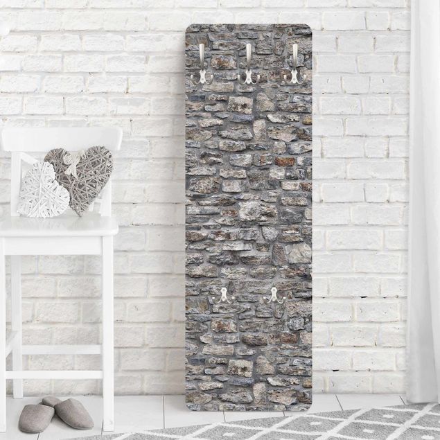 Knagerækker mønstre Natural Stone Wallpaper Old Stone Wall