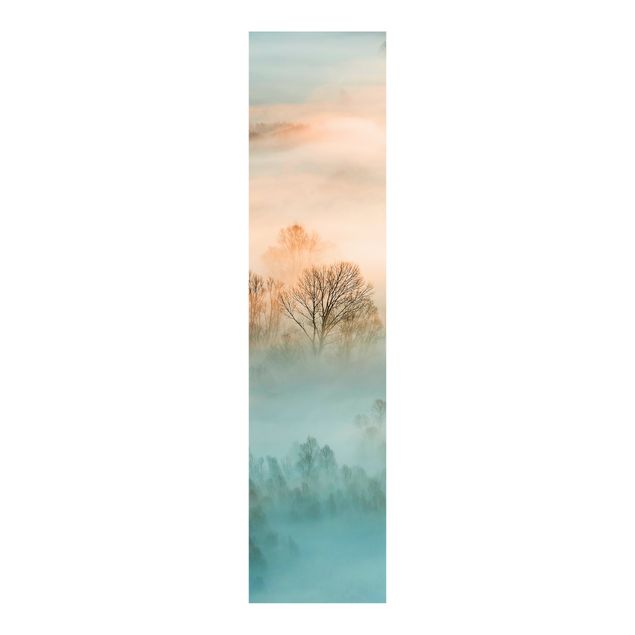 Panelgardiner landskaber Fog At Sunrise