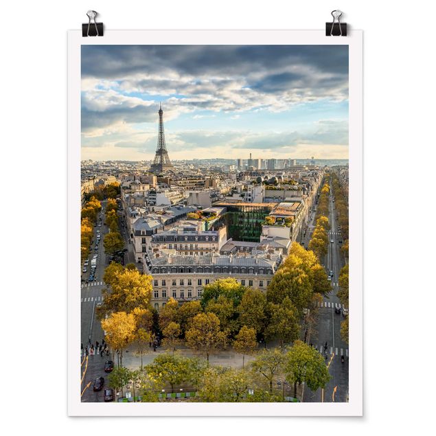 Plakater arkitektur og skyline Nice day in Paris