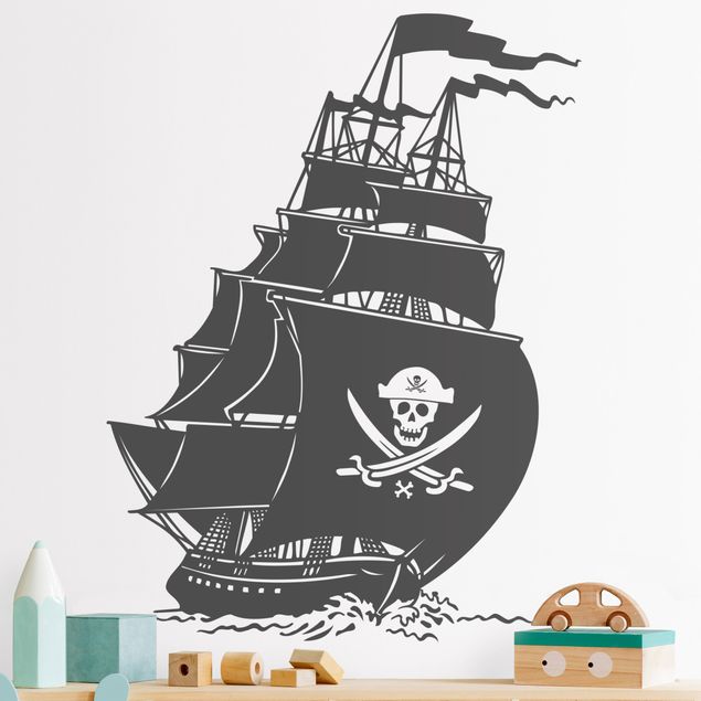 Wallstickers pirater No.SF506 pirate ship