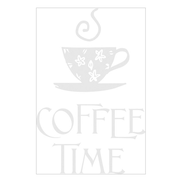Vinduesklistermærker ordsprog No.SF951 coffee time 1