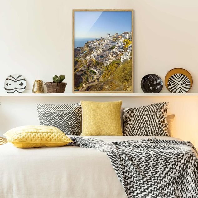Billeder landskaber Oia On Santorini