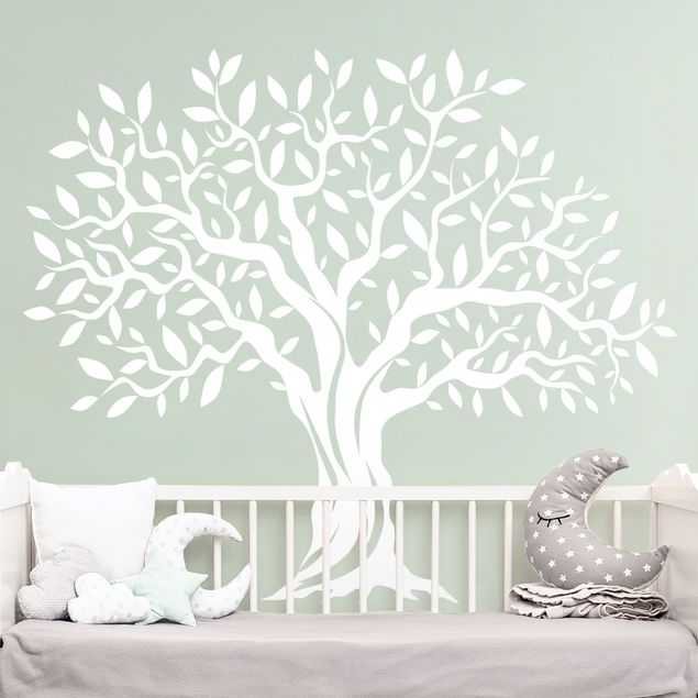 Wallstickers Olive Tree With Leaves