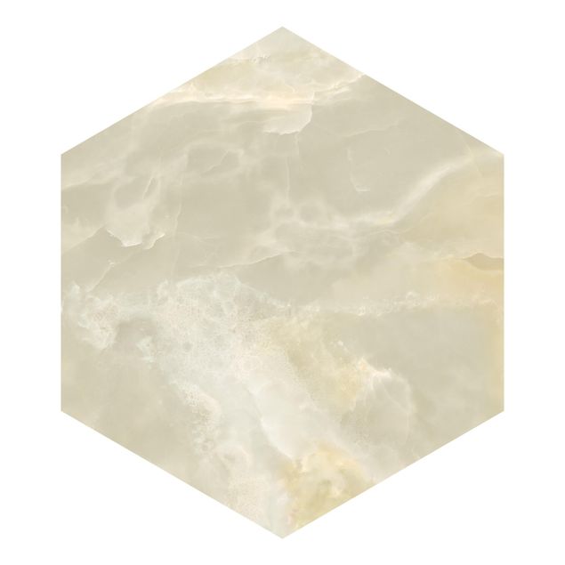 Tapet hvid Onyx Marble Cream