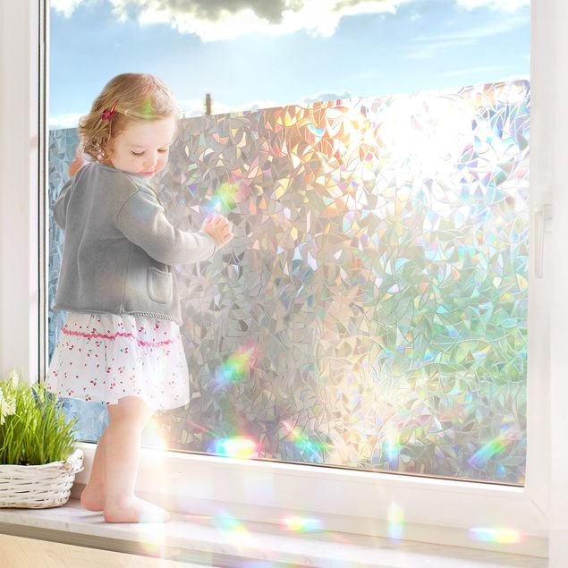 Selvklæbende folier 3D Rainbow Effect Window Film With Static Adhesion