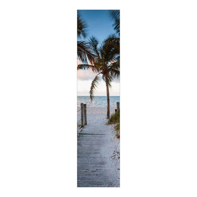 Billeder Matteo Colombo Palm Trees At Boardwalk To The Ocean