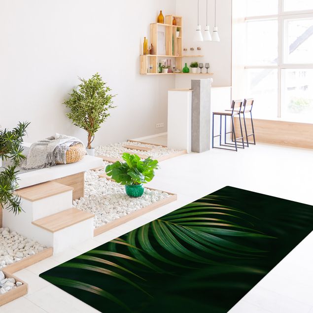 moderne gulvtæppe Palm Fronds