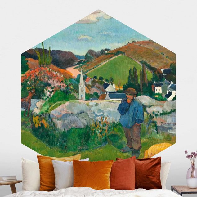 køkken dekorationer Paul Gauguin - The Swineherd