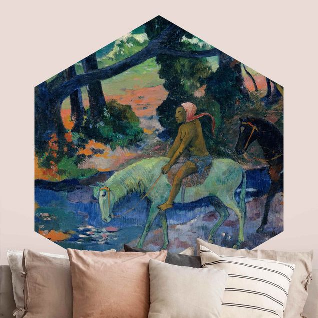 Kunst stilarter impressionisme Paul Gauguin - Flight