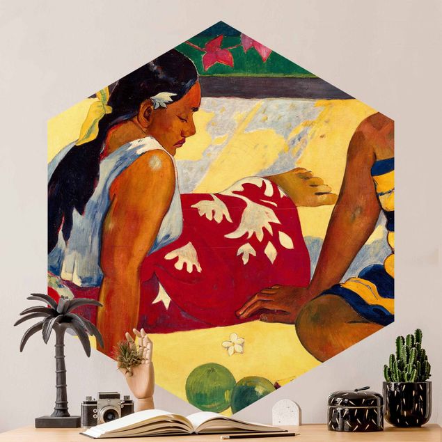 Kunst stilarter impressionisme Paul Gauguin - Tahitian Women