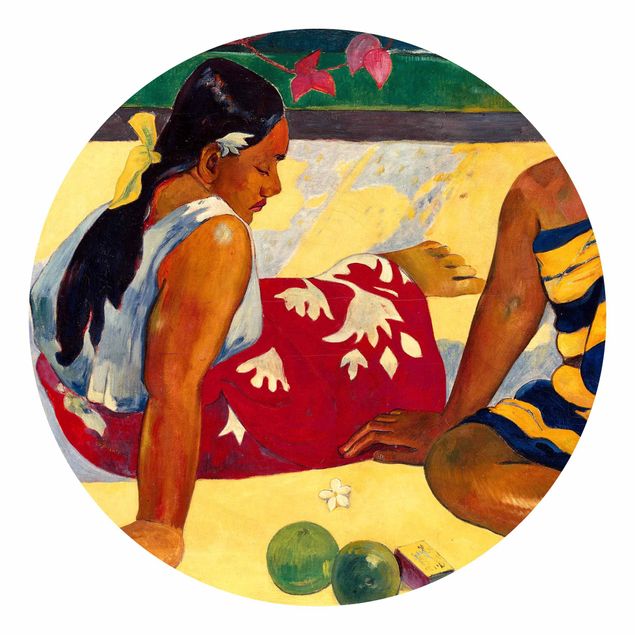 Moderne tapet Paul Gauguin - Parau Api (Two Women Of Tahiti)
