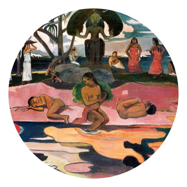 Tapet moderne Paul Gauguin - Day Of The Gods (Mahana No Atua)