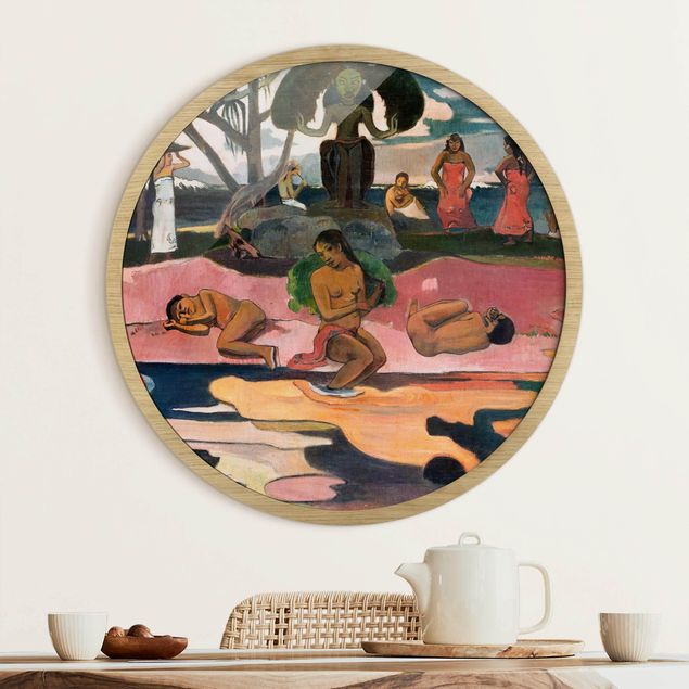 Indrammede plakater strande Paul Gauguin - Day of the God