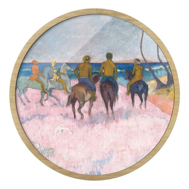 Billeder moderne Paul Gauguin - Riders On The Beach