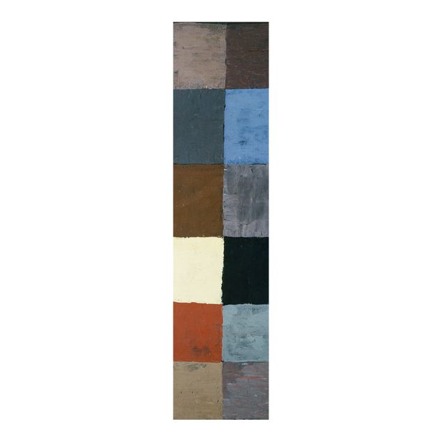 Kunst stilarter Paul Klee - Color Chart (on Gray)