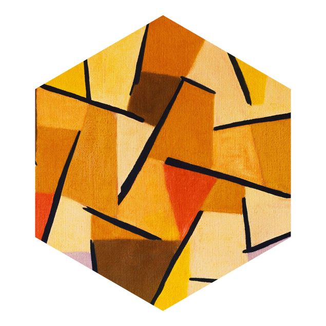 Tapet orange Paul Klee - Harmonized Fight