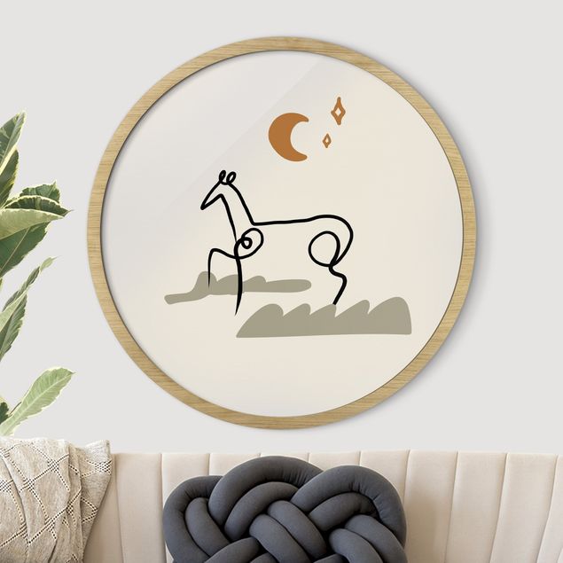Billeder heste Picasso Interpretation - The Horse